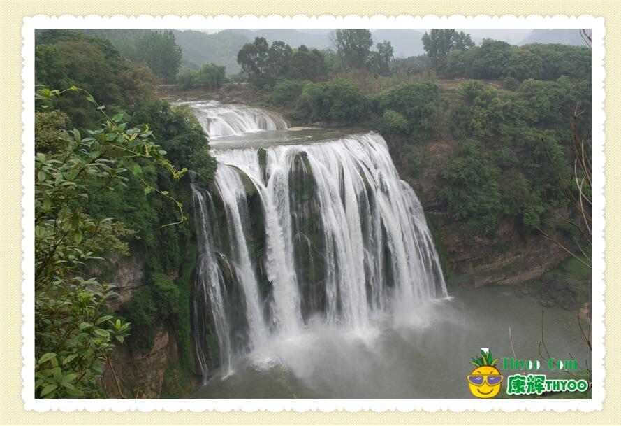 貴州黃果樹大瀑布俯瞰