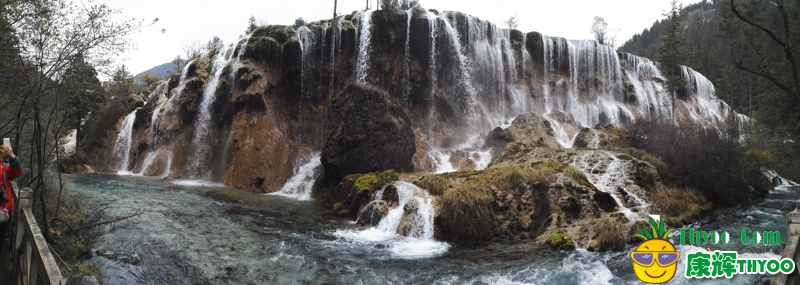 九寨溝美景-瀑布群-感覺(jué)比黃果樹(shù)瀑布好看
